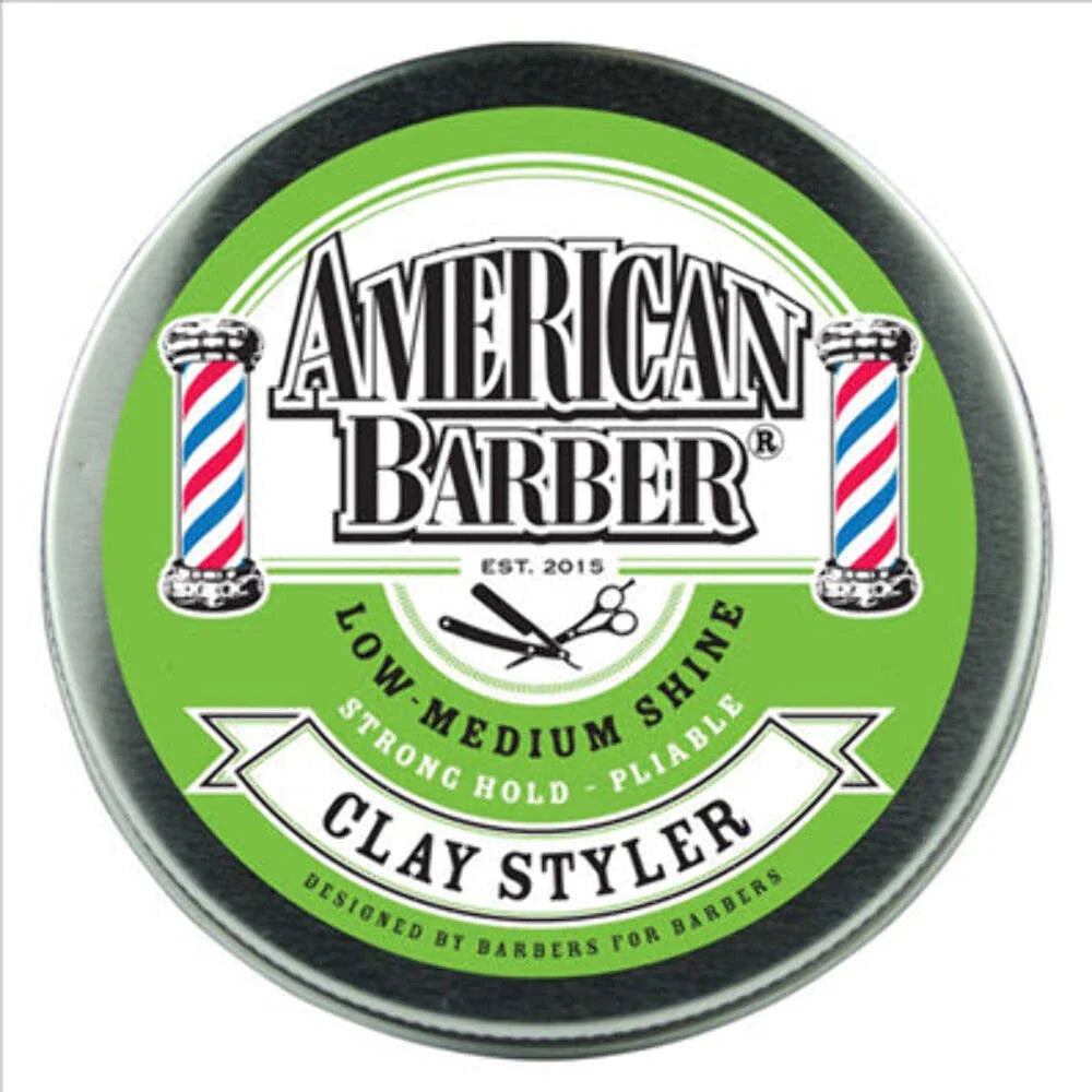 American Barber Clay Styler Strong Hold 50ml