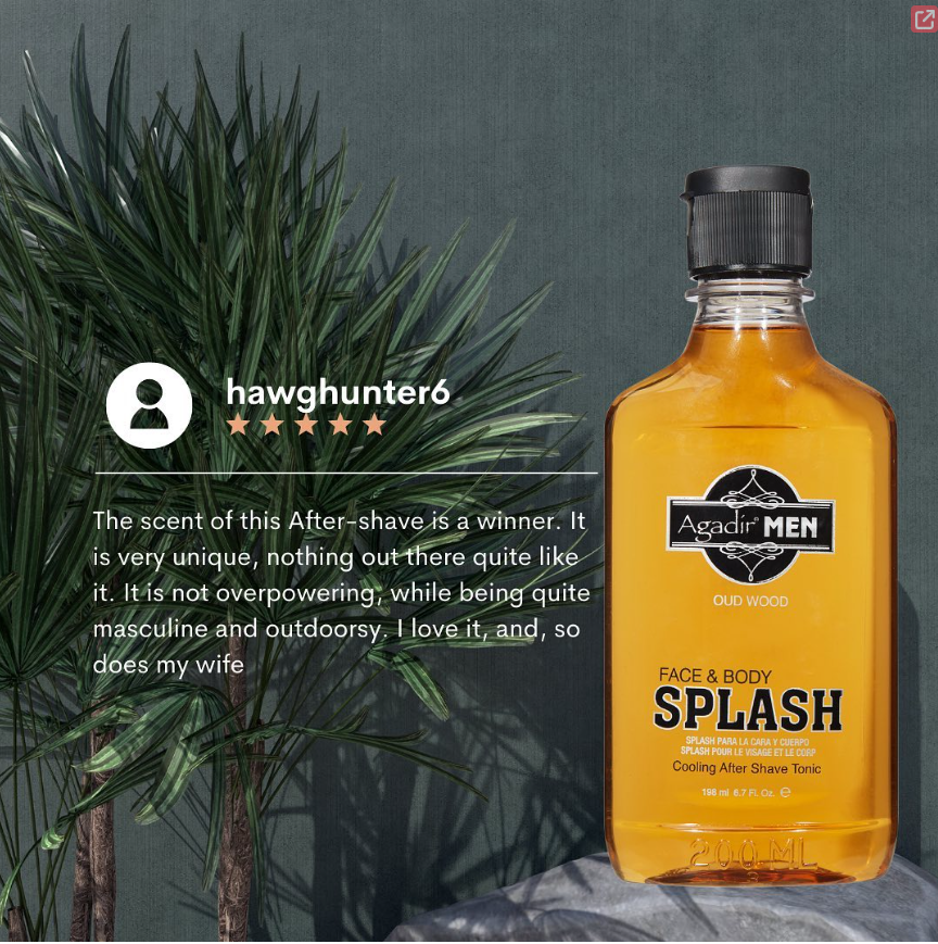 Agadir Men Face & Body Splash 198ml